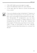 Preview for 45 page of HomeMatic IP Wired HmIPW-WRC6 Installating Instruction And Operating Manual