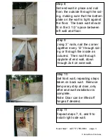 Preview for 5 page of HomePlace Structures Garden Chalet Assembly Manual