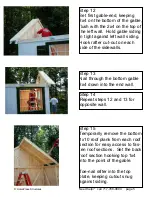 Preview for 7 page of HomePlace Structures Garden Chalet Assembly Manual