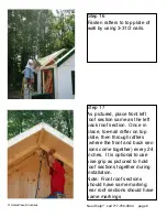 Preview for 8 page of HomePlace Structures Garden Chalet Assembly Manual