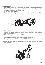 Preview for 44 page of Honda Power Products HSS622 Owner'S Manual