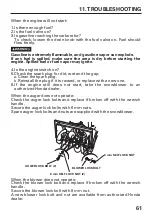 Preview for 64 page of Honda Power Products HSS622 Owner'S Manual