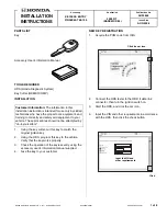 Honda 08E60-TK6-100 Installation Instructions Manual preview