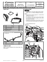 Honda 08V71-HL4-A00 Installation Instructions Manual preview