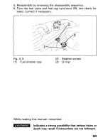 Preview for 94 page of Honda 1991 TRX300 Fourtrax Owner'S Manual