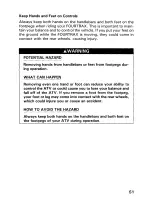 Preview for 57 page of Honda 1993 TRX300 TOURTRAX 300 Owner'S Manual