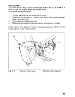 Preview for 25 page of Honda 2000 TRX350TM Fourtrax 350 Owner'S Manual