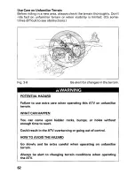 Preview for 68 page of Honda 2000 TRX350TM Fourtrax 350 Owner'S Manual