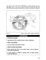 Preview for 63 page of Honda 2000 TRX450S Fourtrax Foreman S Owner'S Manual