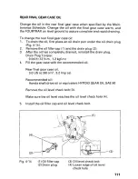 Preview for 117 page of Honda 2000 TRX450S Fourtrax Foreman S Owner'S Manual