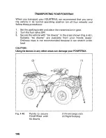 Preview for 152 page of Honda 2000 TRX450S Fourtrax Foreman S Owner'S Manual