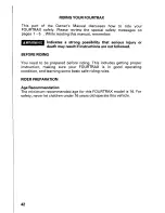 Preview for 48 page of Honda 2002 TRX350TM FourTrax 350 Owner'S Manual