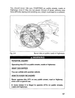 Preview for 63 page of Honda 2002 TRX350TM FourTrax 350 Owner'S Manual