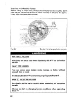 Preview for 68 page of Honda 2002 TRX350TM FourTrax 350 Owner'S Manual