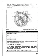 Preview for 69 page of Honda 2002 TRX350TM FourTrax 350 Owner'S Manual