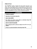 Preview for 81 page of Honda 2002 TRX350TM FourTrax 350 Owner'S Manual