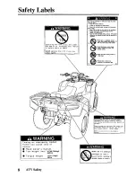 Preview for 17 page of Honda 2006 TRX500TM Fourtrax Foreman Owner'S Manual