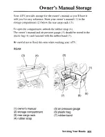 Preview for 110 page of Honda 2006 TRX500TM Fourtrax Foreman Owner'S Manual