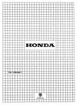 Preview for 29 page of Honda BK4148A Operator'S Manual