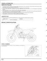 Preview for 8 page of Honda CRF110F Service Manual