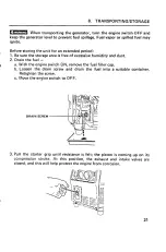 Preview for 25 page of Honda EM500 Owner'S Manual