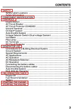 Preview for 5 page of Honda EX3300S Owner'S Manual