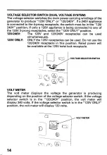 Preview for 16 page of Honda EX3300S Owner'S Manual