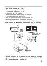 Preview for 51 page of Honda EX4000S Owner'S Manual