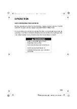 Preview for 17 page of Honda F220 Owner'S Manual