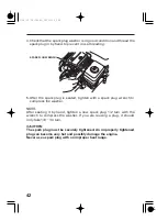 Preview for 45 page of Honda F501 Owner'S Manual