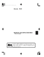 Preview for 158 page of Honda F501 Owner'S Manual