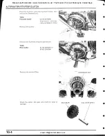 Preview for 311 page of Honda Fireblade 929 Manual