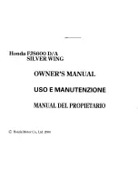 Preview for 3 page of Honda FJS600 A SILVER WING Owner'S Manual