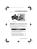 Preview for 89 page of Honda FourTrax Foreman Rubicon TRX500FA5 2019 Owner'S Manual