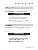 Preview for 47 page of Honda Fourtrax TRX 250TM Owner'S Manual