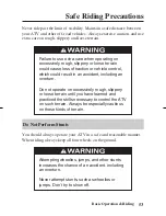 Preview for 63 page of Honda Fourtrax TRX 250TM Owner'S Manual