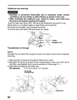 Preview for 34 page of Honda FR600 Owner'S Manual