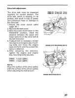 Preview for 39 page of Honda FR600 Owner'S Manual