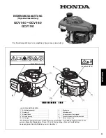 Preview for 33 page of Honda GCV140 Owner'S Manual