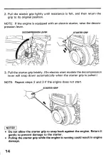 Preview for 16 page of Honda GD320 Owner'S Manual