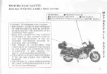 Preview for 7 page of Honda GL1200 1986 Owner'S Manual