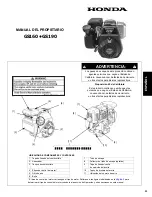 Preview for 33 page of Honda GS160 Owner'S Manual