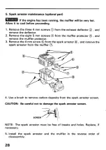 Preview for 30 page of Honda GX110 Owner'S Manual