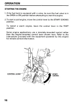 Preview for 19 page of Honda GX360 Owner'S Manual