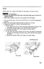 Preview for 33 page of Honda H4518H Owner'S Manual