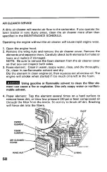 Preview for 60 page of Honda H4518H Owner'S Manual