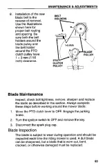 Preview for 85 page of Honda HARMONY H1011HS Owner'S Manual