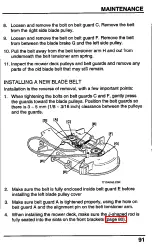 Preview for 93 page of Honda Harmony H2013SDA Owner'S Manual