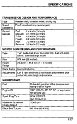 Preview for 119 page of Honda Harmony H2013SDA Owner'S Manual