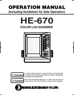 Preview for 1 page of Honda HE-670 Operation Manual